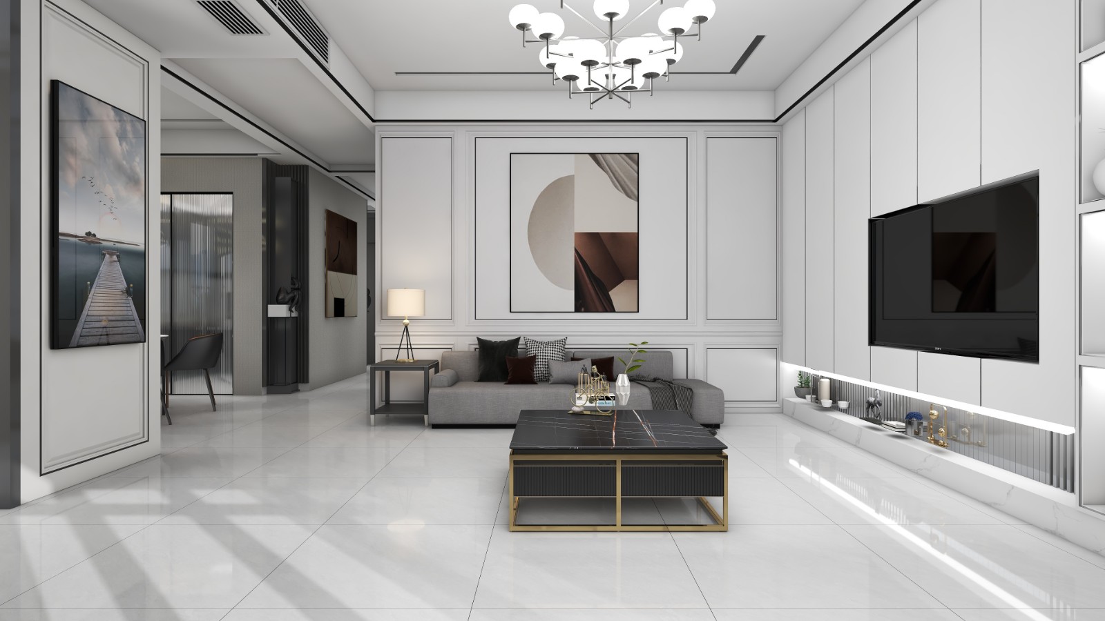 CFD8134-LH 奥斯卡灰-客餐厅