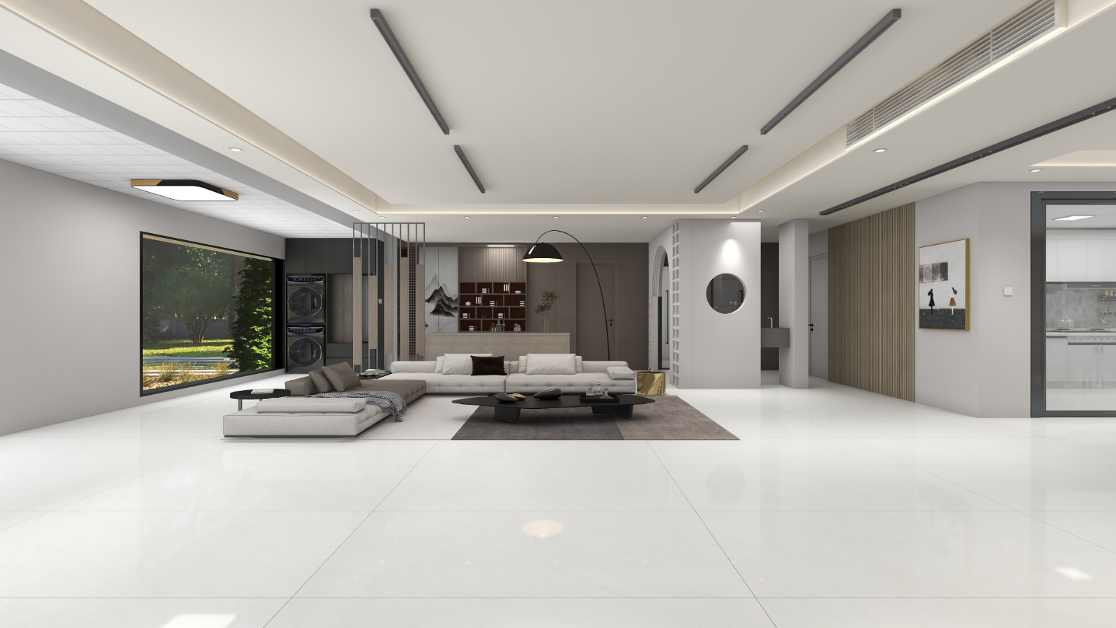 C918FD09-LH 时尚银影灰-客餐厅